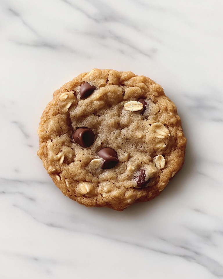 Single Serve Oatmeal Chocolate Chip Cookie taken with iphone 15 pro max --iw 2 --ar 4:5 --v 6.1 --raw