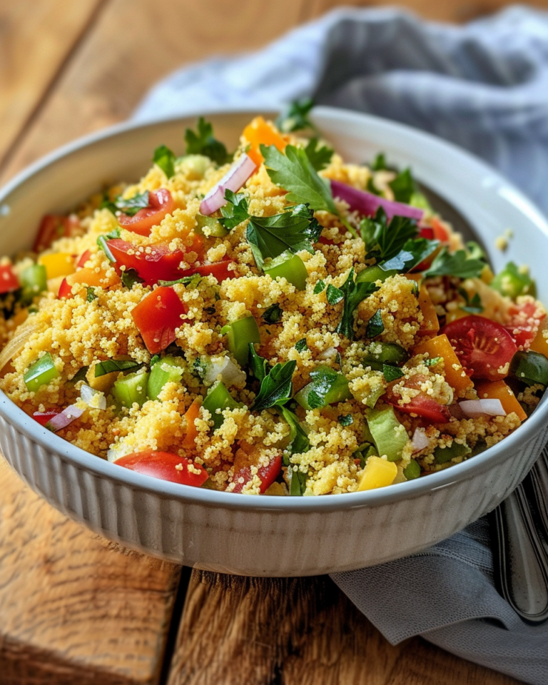 Easy Curried Couscous Salad taken with iphone 15 pro max --iw 2 --ar 4:5 --v 6.0 --raw