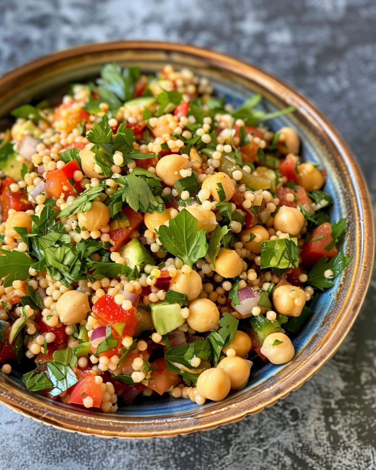 Moroccan Chickpea And Couscous Salad taken with iphone 15 pro max --iw 2 --ar 4:5 --v 6.0 --raw