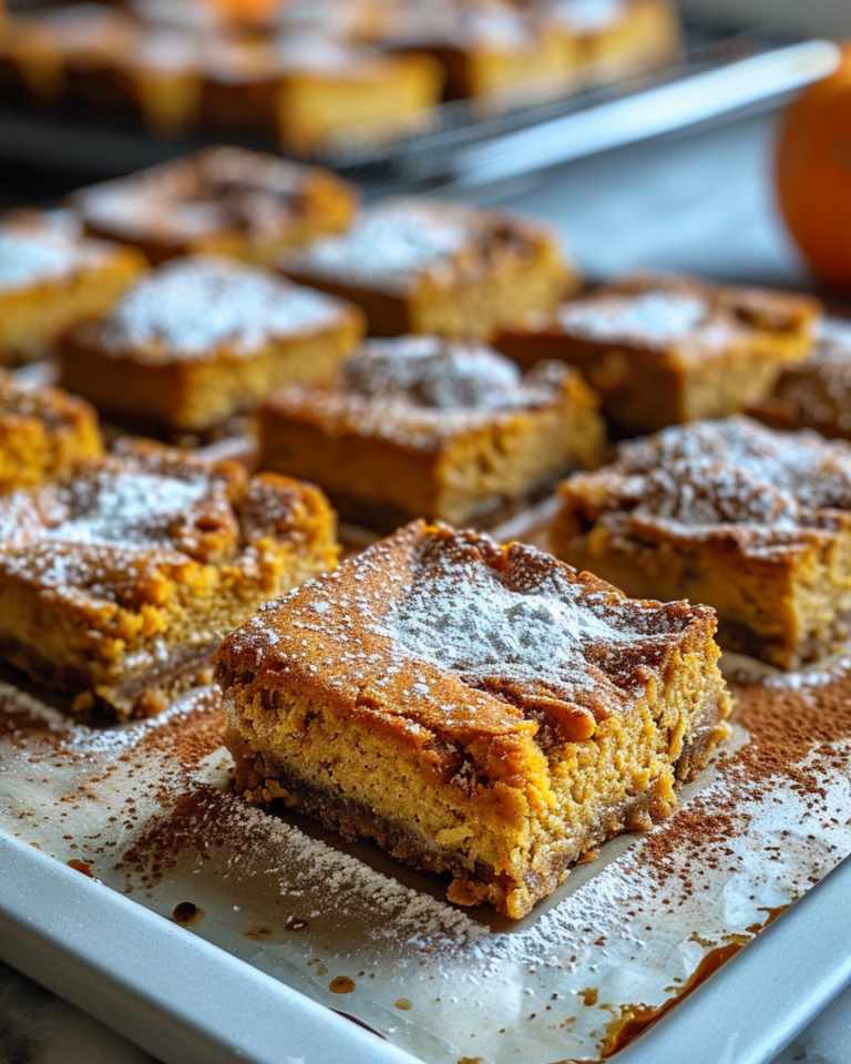 Pumpkin Pie Bars taken with iphone 15 pro max --iw 2 --ar 4:5 --v 6.0 --raw